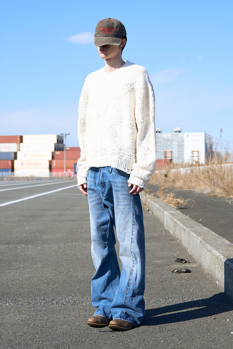 RANDOM PATTERN HAND KNIT