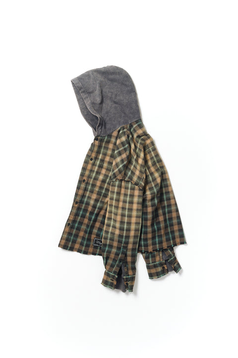 GRADATION DOCKING HOOD SHIRT