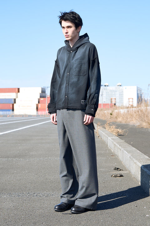GRADATION DOCKING HOOD SHIRT