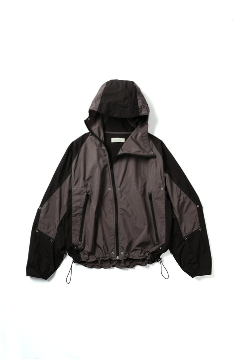 STRUCTURED RIPSTOP HOOD JACKET