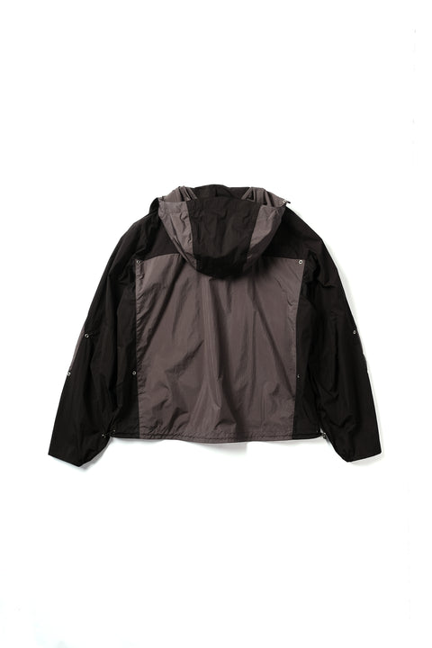 STRUCTURED RIPSTOP HOOD JACKET