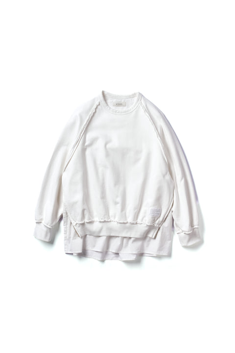 LAYERED ZIP SWEAT