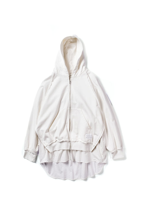 LAYERED ZIP HOODIE