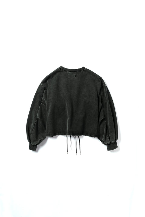 VINTAGE FADE LACE UP SWEAT