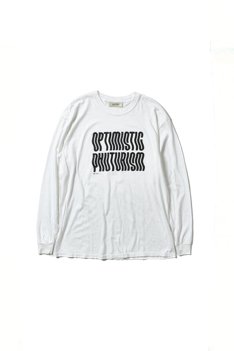 GRAPHIC LONG SLEEVE T-SHIRT"Optimistic Phuturism"