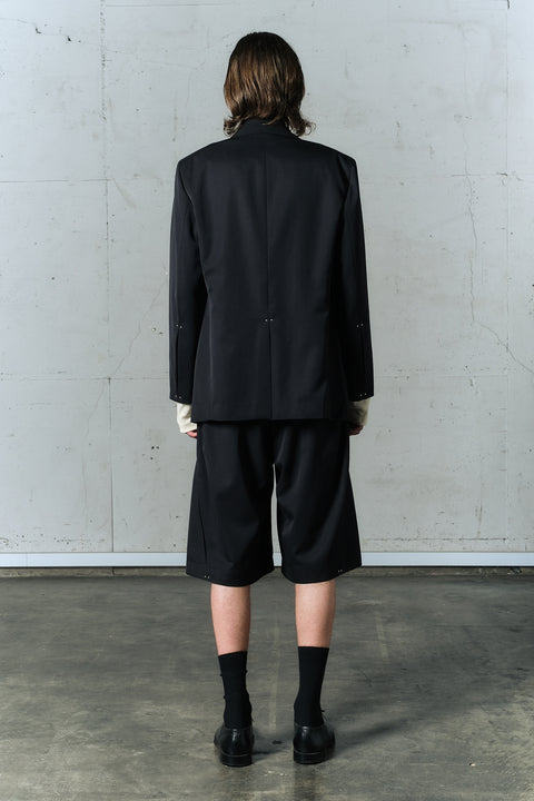 STUDDED MOTION PLEAT GAB JACKET