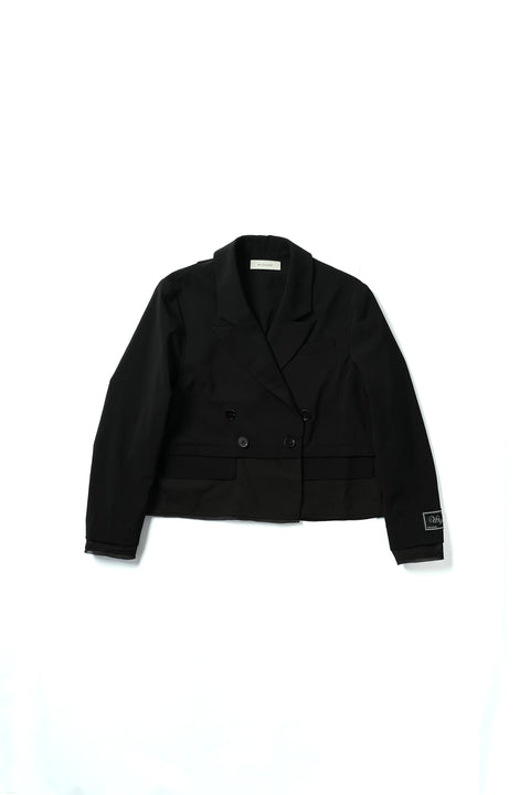 CONTRAST HEM SHORT BLAZER