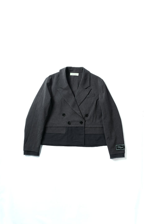 CONTRAST HEM SHORT BLAZER