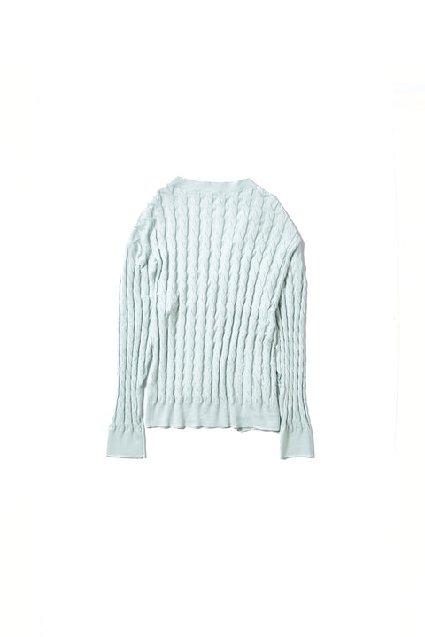 TWISTED CABLE HEMP CARDIGAN