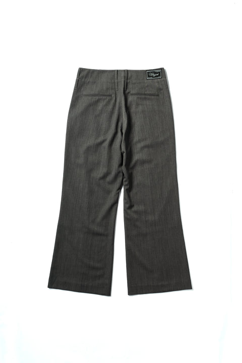 STUDDED MOTION PLEAT GAB TROUSERS