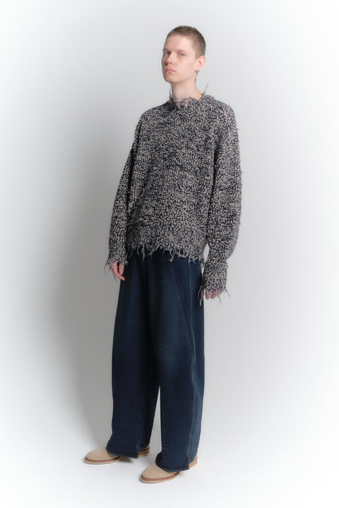 AGING BAGGY DENIM PANTS
