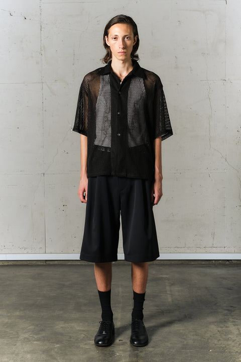 MESH FABRIC SHIRT
