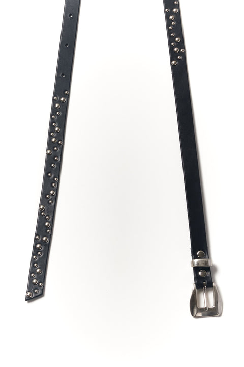 STUDDED LEATHER BELT
