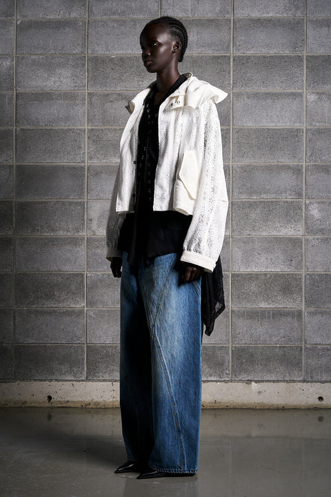 LACE SHORT MOD'S COAT