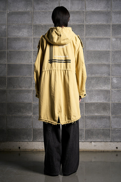 RAW EDGE MOD'S COAT "CONNECTED IN FRAGMENTS"