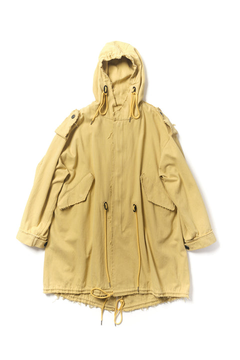 RAW EDGE MOD'S COAT "CONNECTED IN FRAGMENTS"