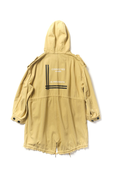 RAW EDGE MOD'S COAT "CONNECTED IN FRAGMENTS"