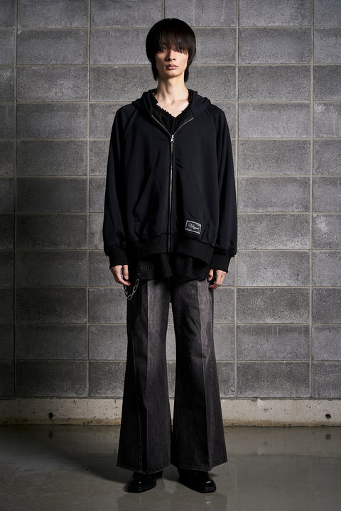 LAYERED ZIP HOODIE