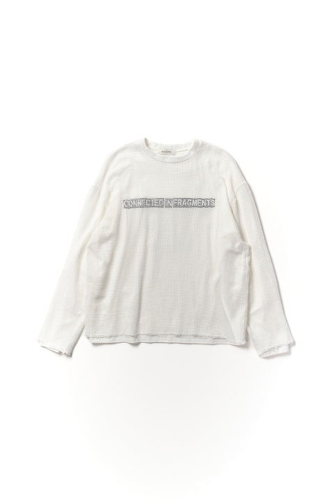 LONG SLEEVE MESH LAYERED TOP