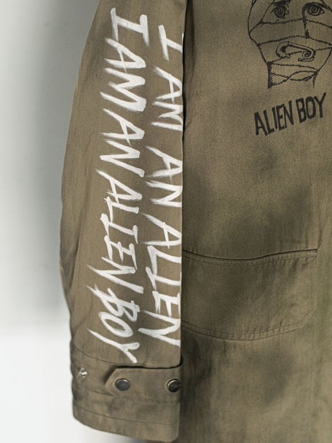 WIZZARD X CYbERdYNE MOD'S COAT "ALIEN BOY"