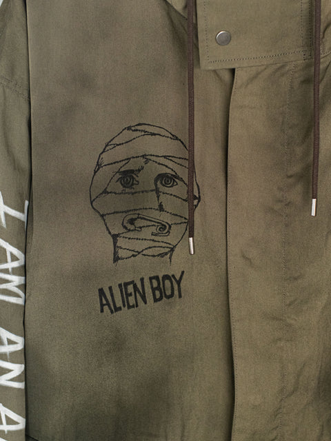 WIZZARD X CYbERdYNE MOD'S COAT "ALIEN BOY"