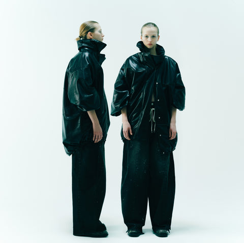LEATHER MONSTER COAT