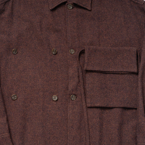BAG POCKET WOOL TWEED SHIRTS