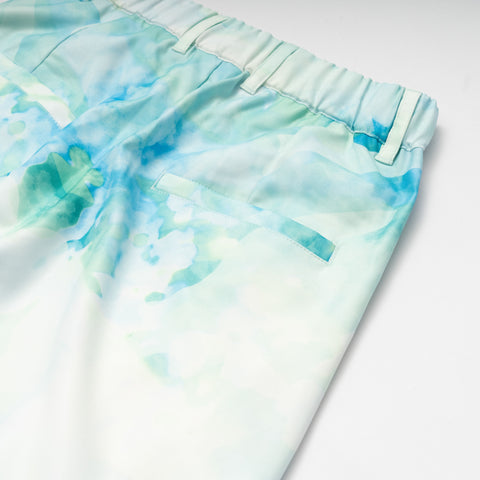 PRINT WIDE EASY TROUSER