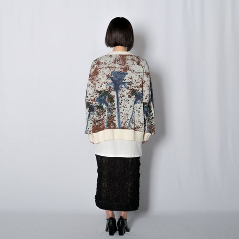JACQUARD KNIT CARDIGAN