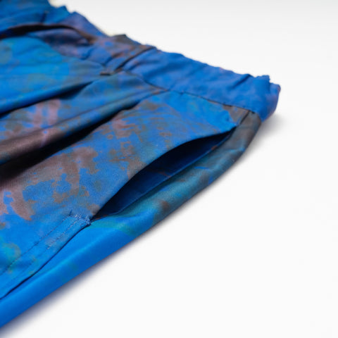 PRINT WIDE EASY TROUSER