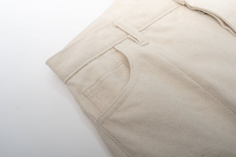 THREE DIMENSIONAL DENIM PANTS