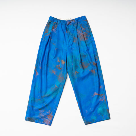 PRINT WIDE EASY TROUSER