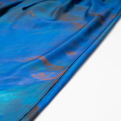 PRINT WIDE EASY TROUSER