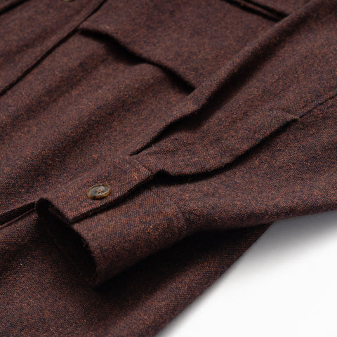 BAG POCKET WOOL TWEED SHIRTS