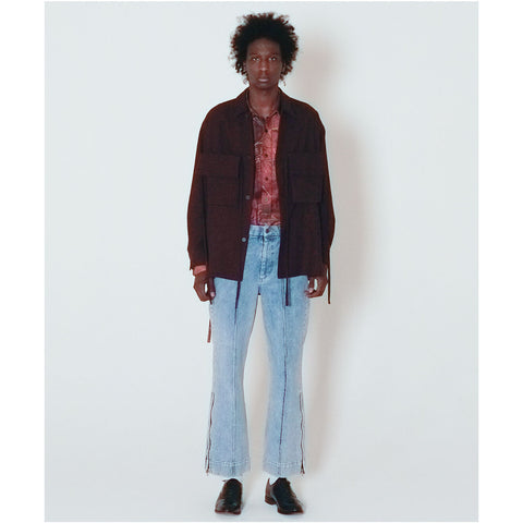 BAG POCKET WOOL TWEED SHIRTS