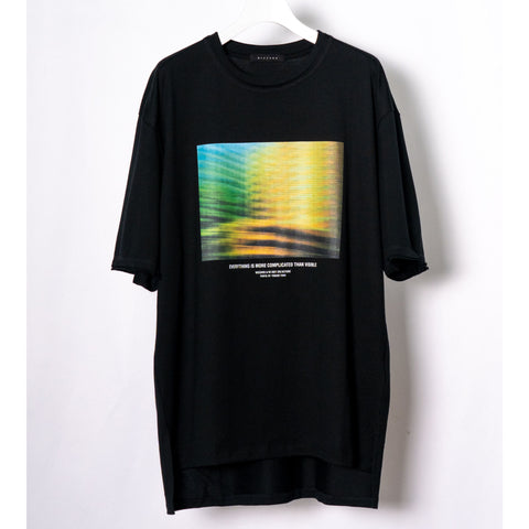 WIZZARD x Yosuke Torii  GRAPHIC T-SHIRT “EVERYTHING IS MORE COMPLICATED THAN VISIBLE”