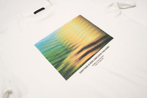 WIZZARD x Yosuke Torii  GRAPHIC LONG T-SHIRT  “EVERYTHING IS MORE COMPLICATED THAN VISIBLE”