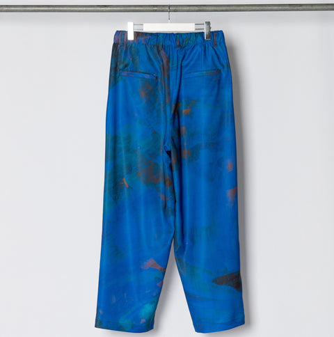 PRINT WIDE EASY TROUSER