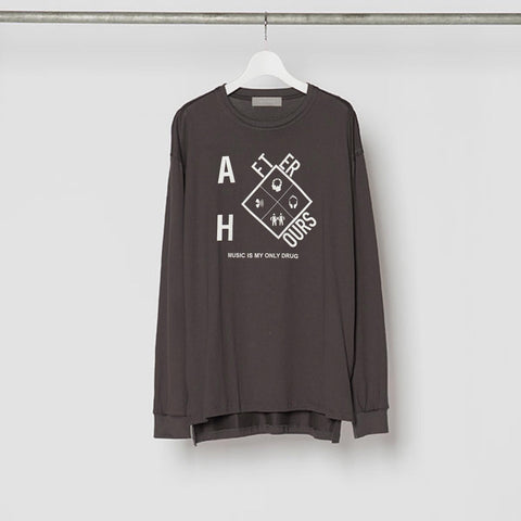 GRAPHIC LONG SLEEVE T-SHIRT"AFTER HOURS"