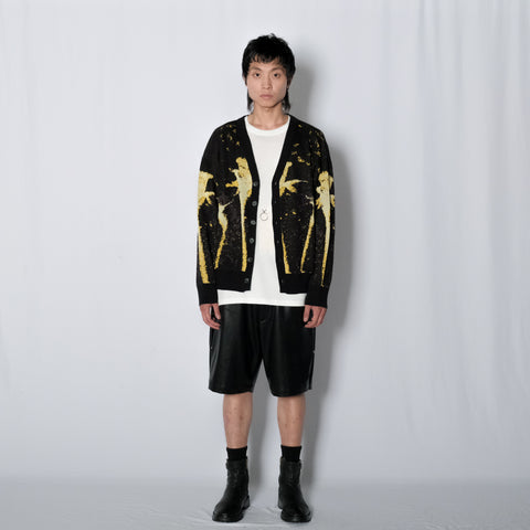 JACQUARD KNIT CARDIGAN