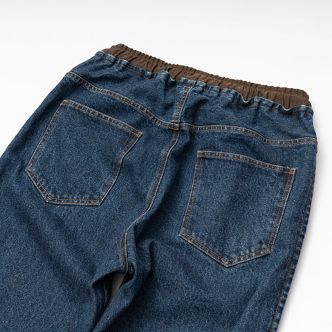 WASHED DOCKING DENIM PANTS