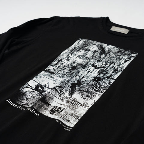 GRAPHIC LONG T-SHIRTS "NEW PAINTING"