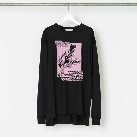 GRAPHIC LONG SLEEVE T-SHIRT "PLANT"