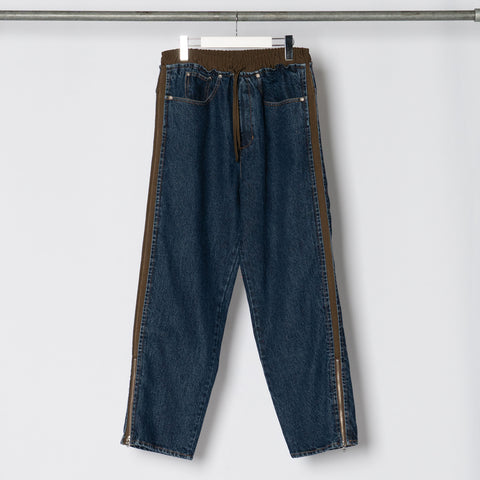 WASHED DOCKING DENIM PANTS