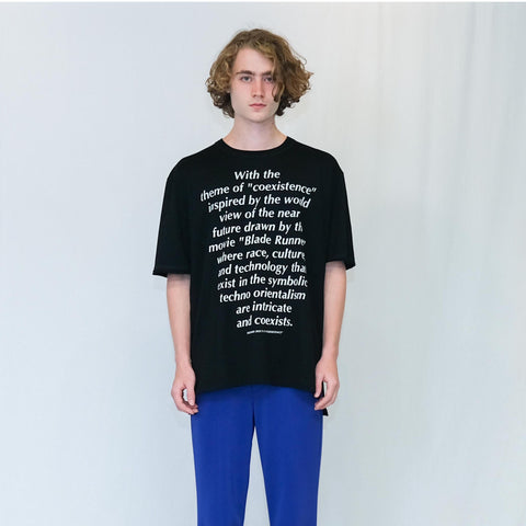 GRAPHIC T-SHIRT"SLOGAN"