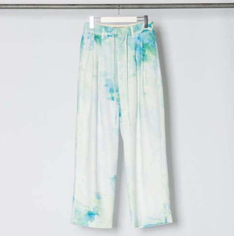 PRINT WIDE EASY TROUSER