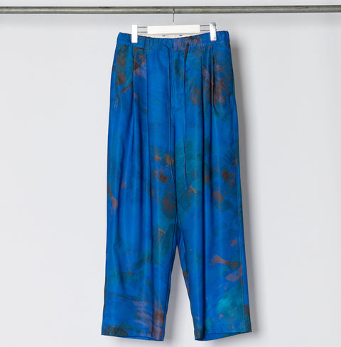 PRINT WIDE EASY TROUSER