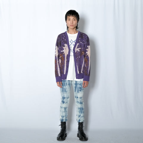 JACQUARD KNIT CARDIGAN