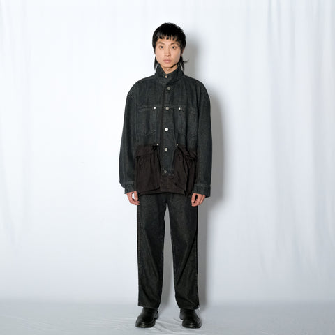 WASHED DOCKING DENIM PANTS