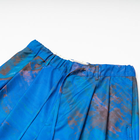PRINT WIDE EASY TROUSER